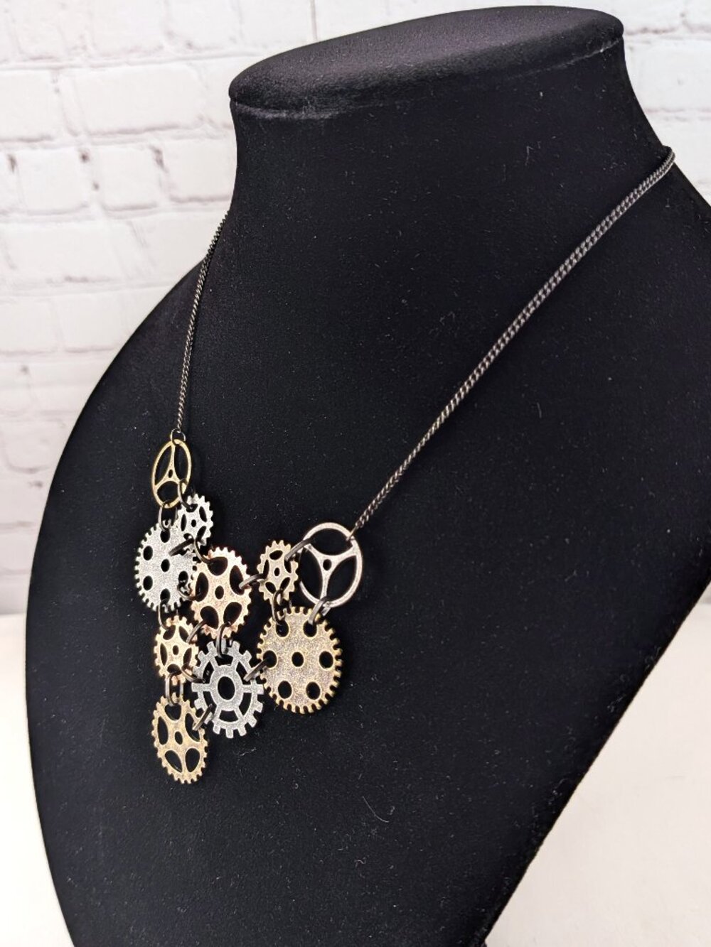 Steampunk Cog/Wheel Chain Necklace